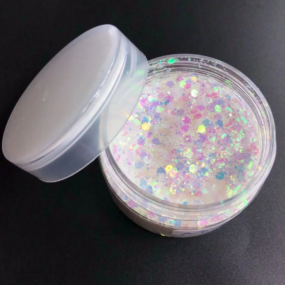 Silver glitter powder bulk glitter shaker cosmetic glitter wholesale