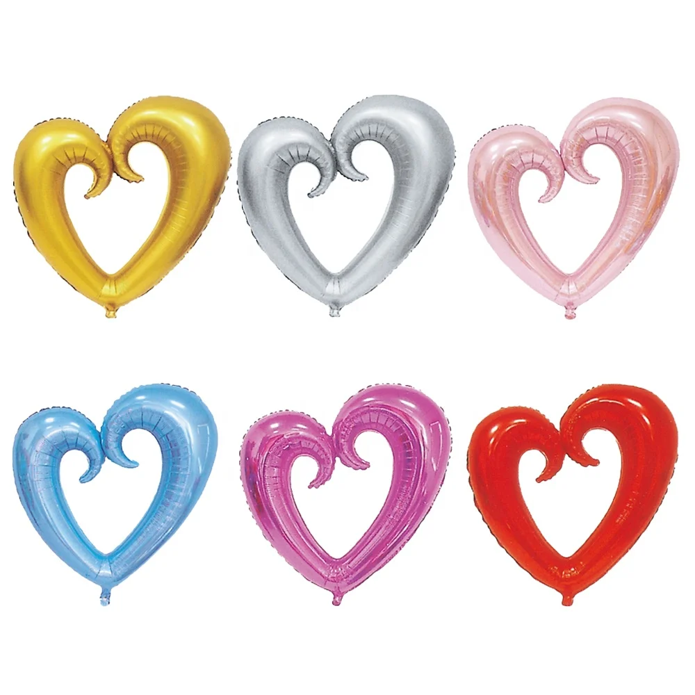 Высокое качество 32 дюймов вырез в форме сердца воздушные шары из фольги гелиевый любовь ко Дню Святого Валентина, праздничный наряд для свадебной вечеринки, украшения для вечеринок 200688