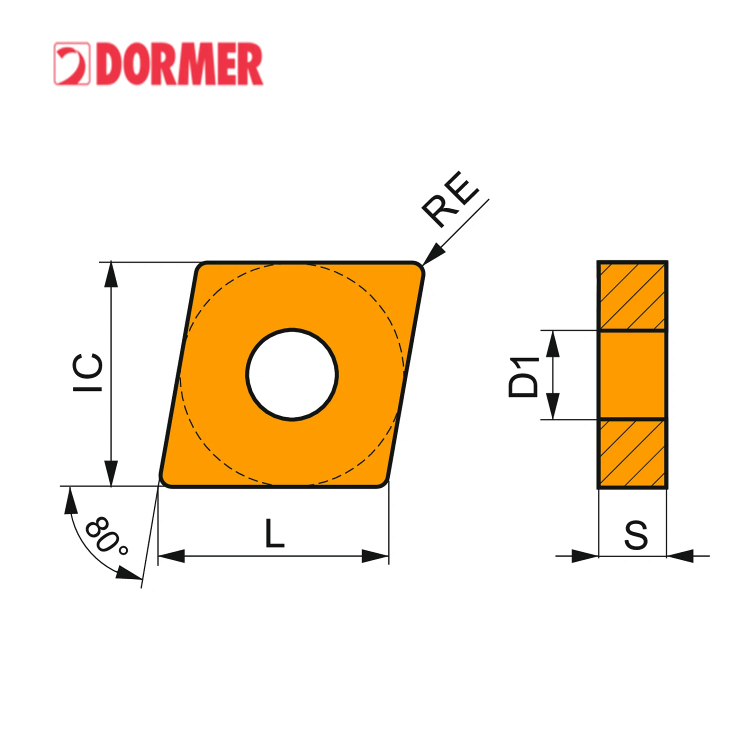 Режущий инструмент Dormer Pramet Cnc CNMG