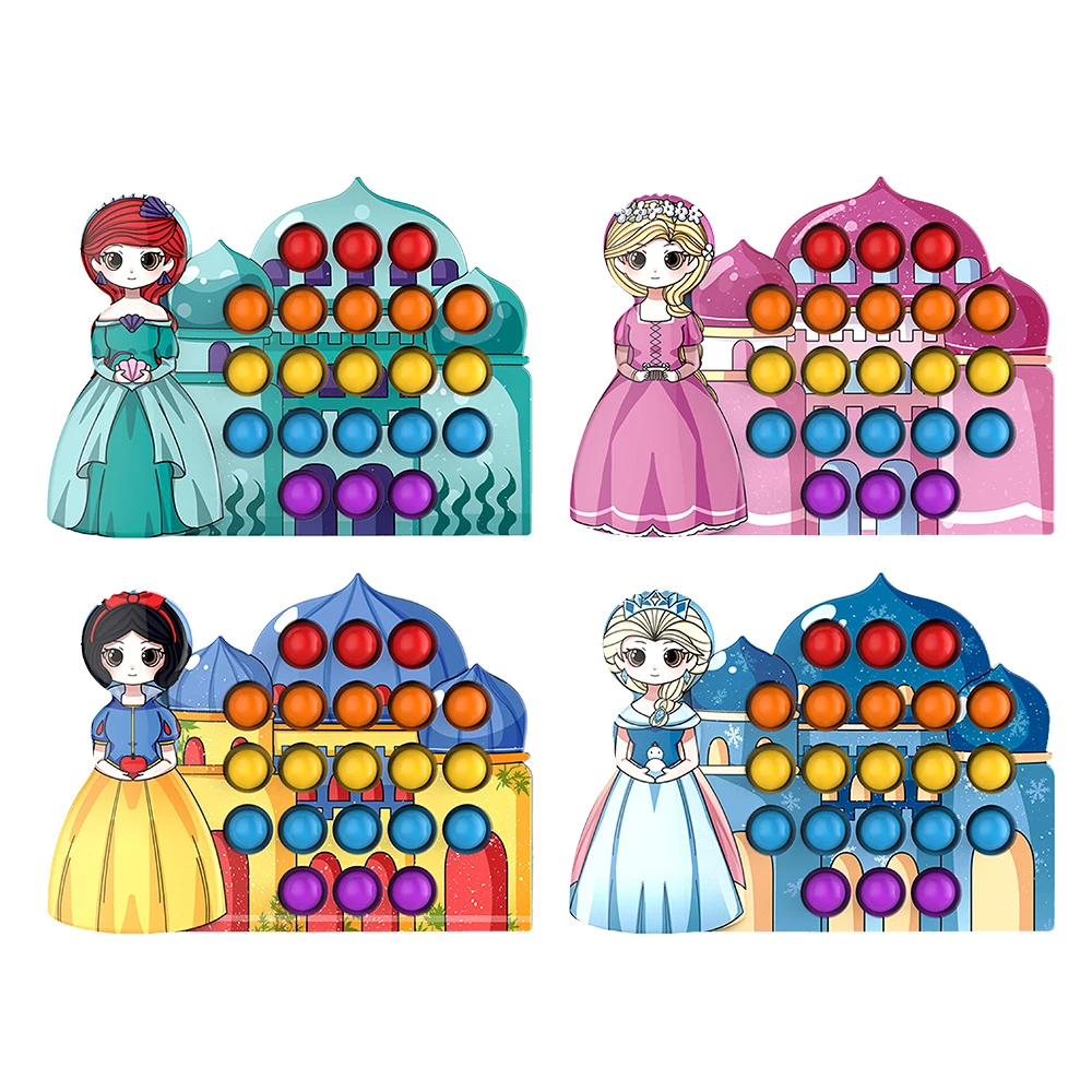 Cartoon design superhero fingertips push push pop fidget toy pop bubble sensory fidget toy for kids