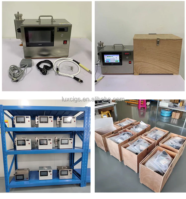 Portable Handheld High Accuracy High Efficiency  .5ml 1ml 2ml Thick Oil Cart Filling Machine Heat Up for Wax Concentrate Oil