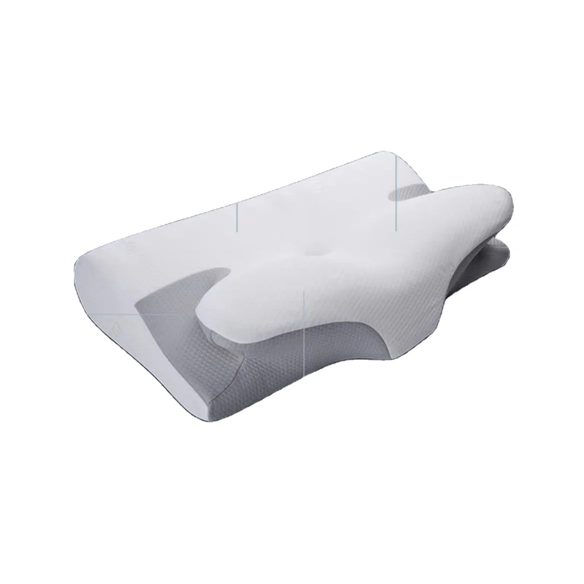 New RTS Bed Sleeping Contour Butterfly Shaped Side Sleeper Anti Snore Cervical Orthopedic Memory Foam Pillow
