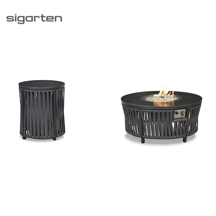 sigarten The Best China Metallic Round Propane Fire Pit Table Garden Treasures Fire Pit
