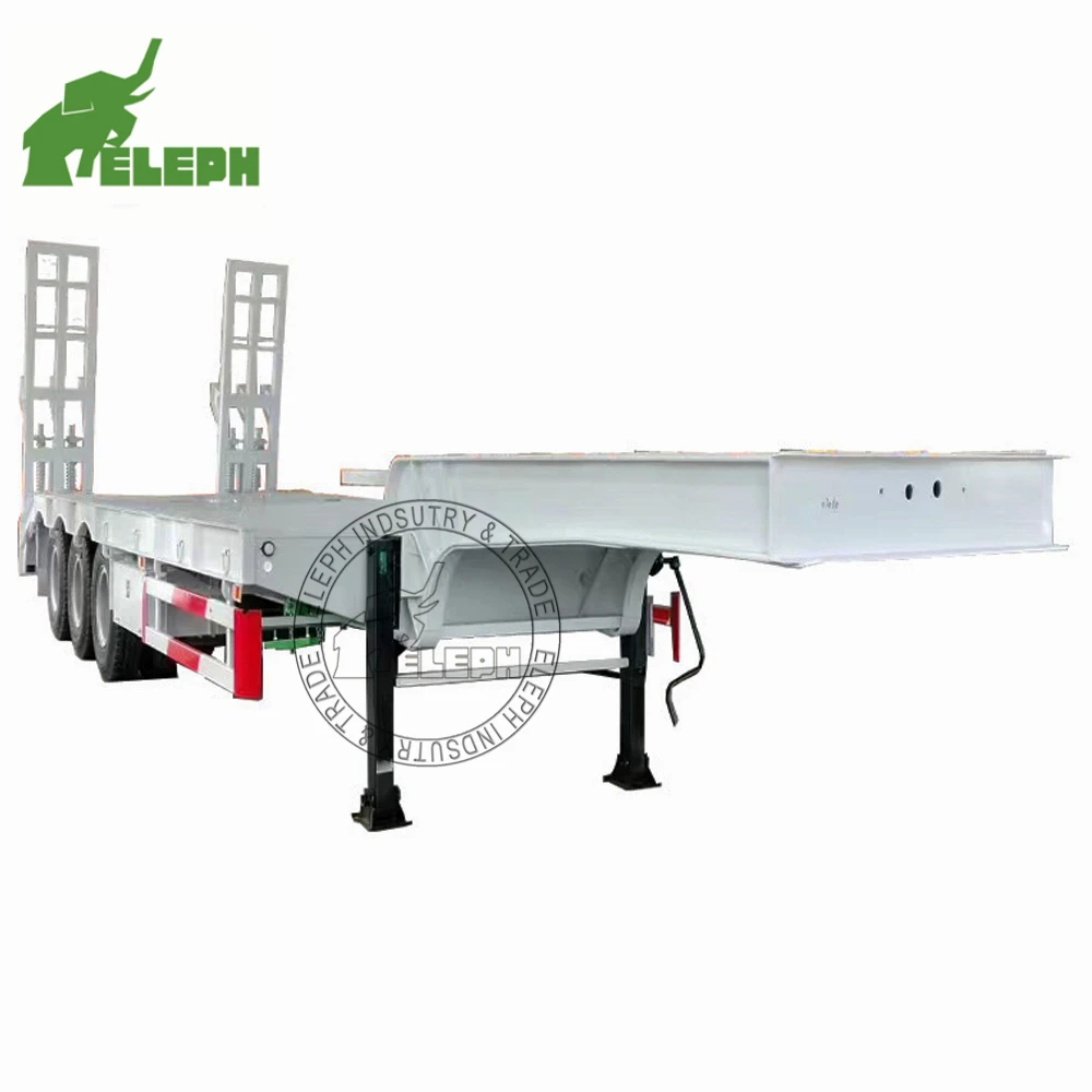 20ft small low bed trailer and trailer parts