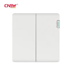 Wenzhou Switch Factory Wholesale Big Panel Colorful 3 Gang 1 Way Led Light Switches Electric Switches Mold