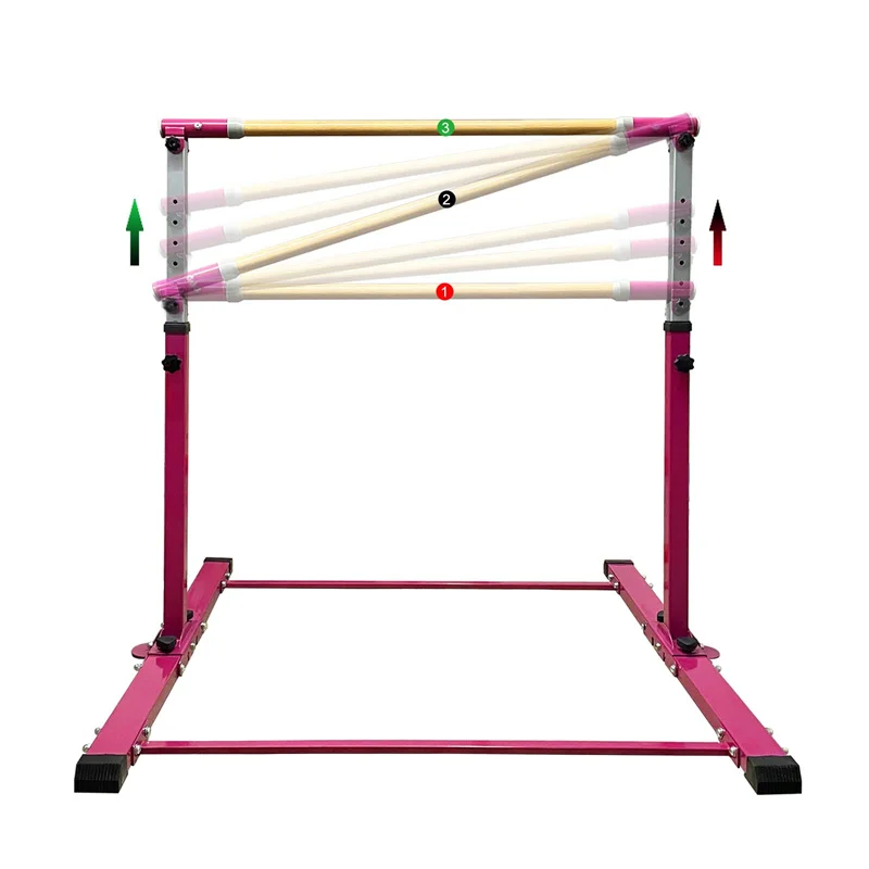 Adjustable Equipment Junior Training Height Home Gym Horizontal Gymnastics Kip Bar