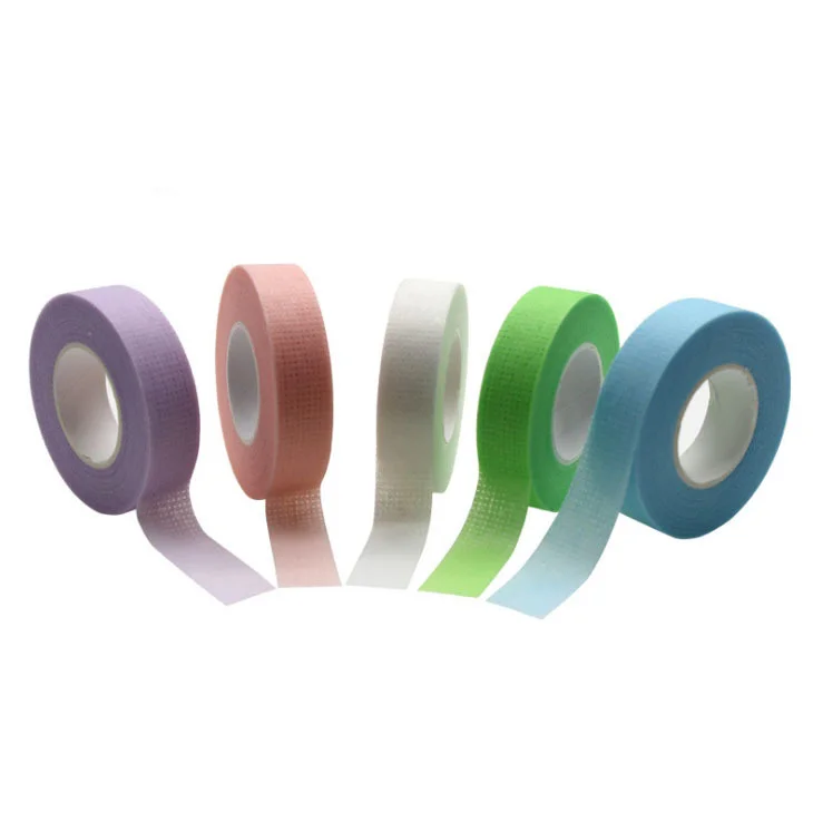 Eyelashes Color Perforated Breathable PE waterproof non-woven Individual wrapping tape