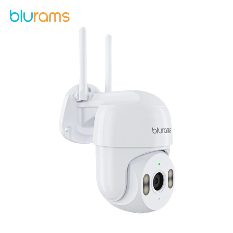 Blurams Outdoor PTZ Wifi Dome Camera 2K Human Detection Color Night Vision Video Surveillance Outdoor Camera