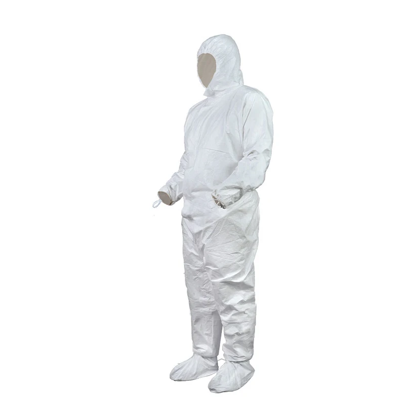 white disposable Esd Coat Clothes Anti-static Prot GMP A/B ISO5/6 sterile cleanroom coverall