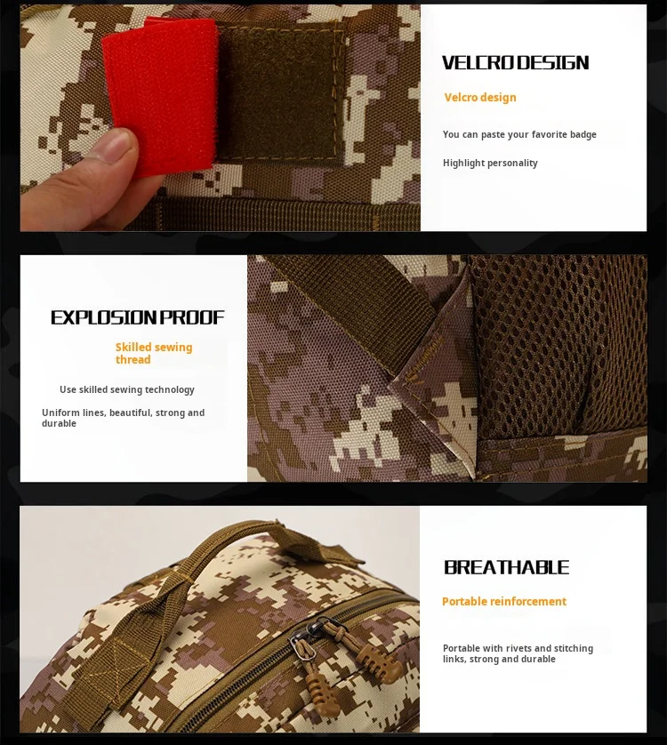 Bulk Order Promotional Backpack with Custom Logo Large Capacity Design for Travel Hiking Sports and Camping