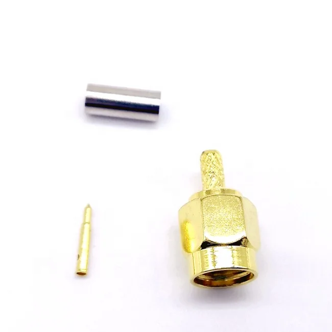 RF Coaxial Plug SMA Male Connector for Antenna and Microwave RG174 RG316 RG58 RG213  coaxial cable