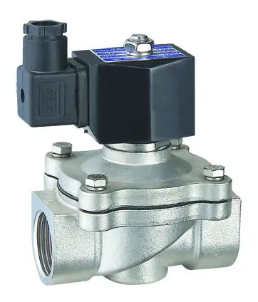 2W Series Semi Direct Acting Solenoid Valve Medium Pressure BRASS SS304 Electric Direct Acting 2/2 Way Solenoid Valve