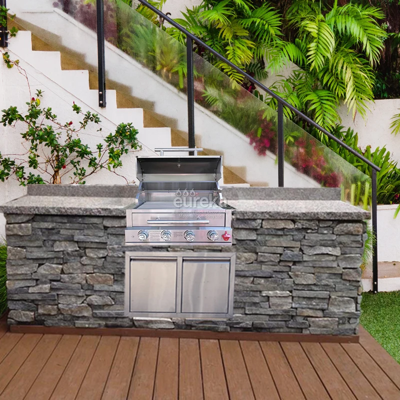 Charcoal Bbq Grills Barbecue Drop in Grill Countertop Gas Burner Built Machine