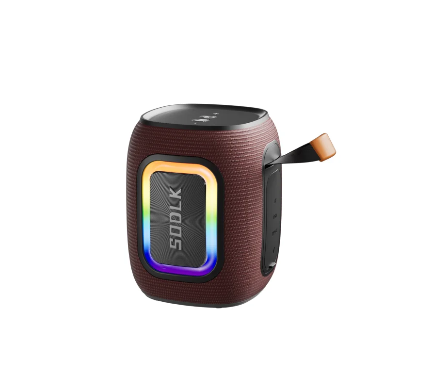 IPX6 оптовая продажа 15 Вт Bluetooth динамик водонепроницаемый RGB светодиодное освещение легко взять мини портативный беспроводной