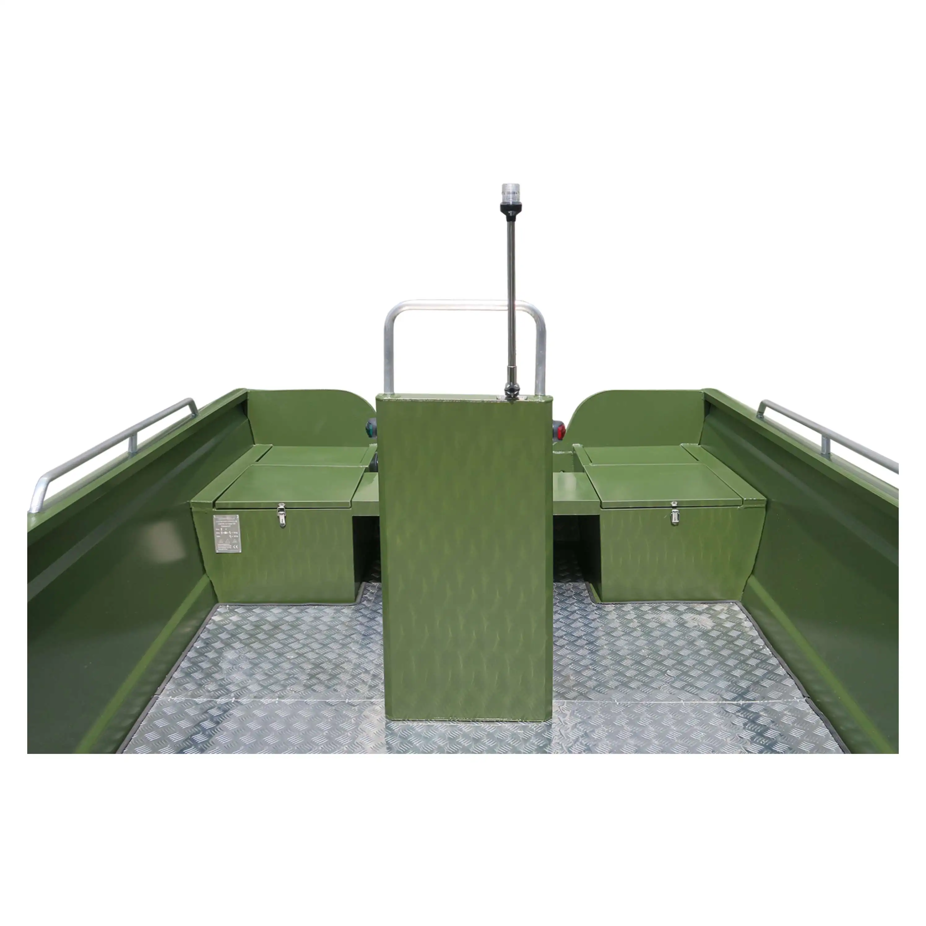 China G550 Boat Used 6 Person Boat Aluminum Fishing Vessel With Center Steering Console