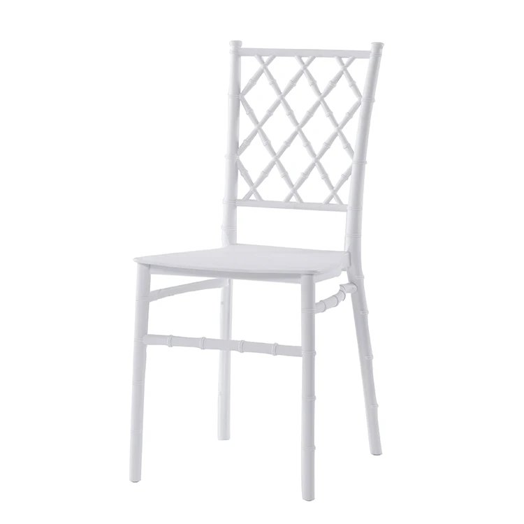 Second Hand Chiavari Chairs Luxury Stacking Event Chair White Party For Sale Cheap Plastic Leisure Factory Tiffany Mould