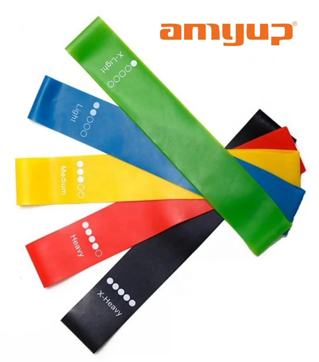 
Amyup Fitness Exercise Latex Free Resistance Bands Set Fitness For Gym Yoga Pilates Exercise 
