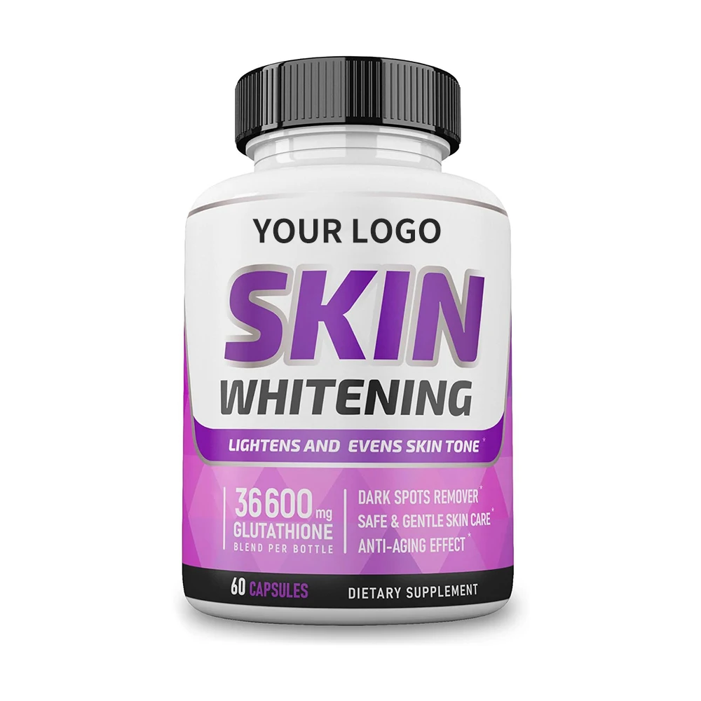 OEM/ODM L-Glutathione Whitening Pill Skin Whitening Formula L-Glutathione Whitening Skin capsules contain vitamin c