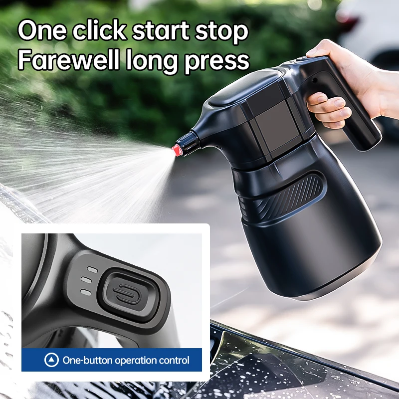 Wholesale New Design  Handheld Electric Car Wash Foam Nozzle Trigger Sprayer 2L