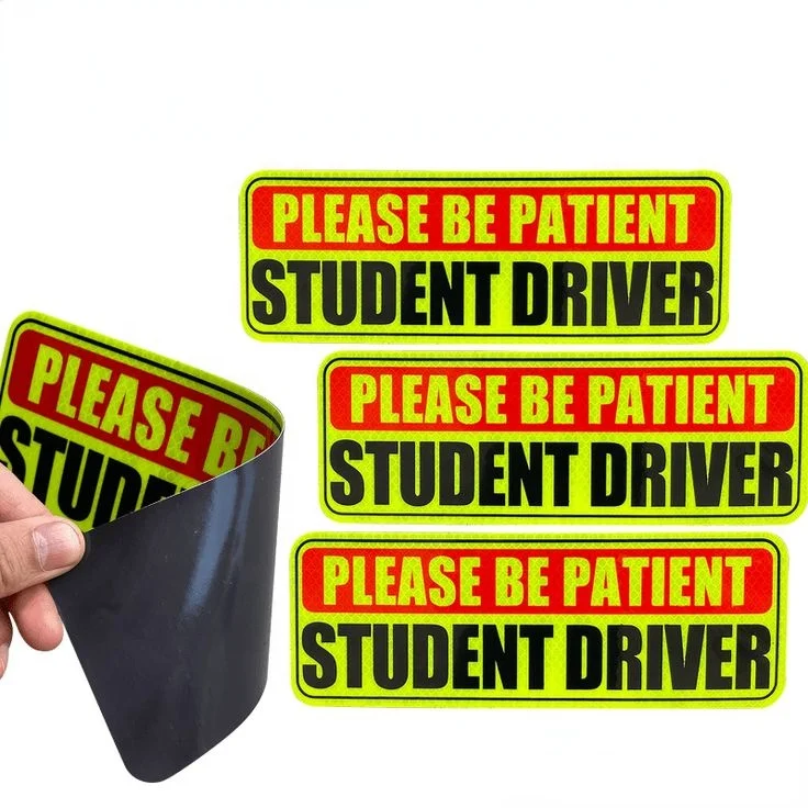 Customized Water-Proof Magnetic Car Sticker New Driver Baby in Car Magnets Custom Printing