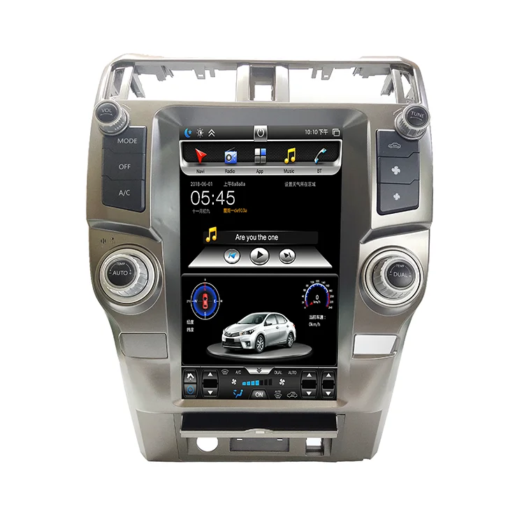 For Toyota 4 RUNNER lowest price wholesale 13.6 inch IPS screen car GPS navigation audio