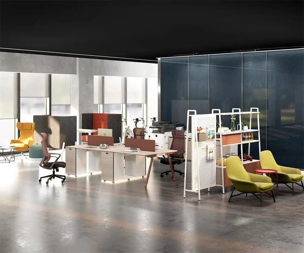 Современная офисная напольная Входная перегородка книжная полка для хранения многослойная витрина изготовлена из прочного меламина