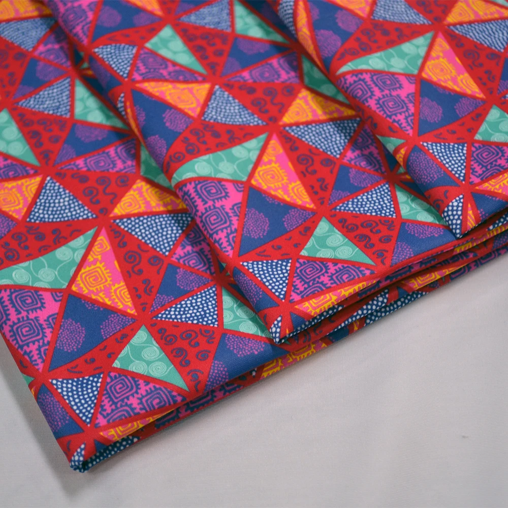 Custom printed digital print raw material dress abaya  Polyester spandex 4 way stretch fabric