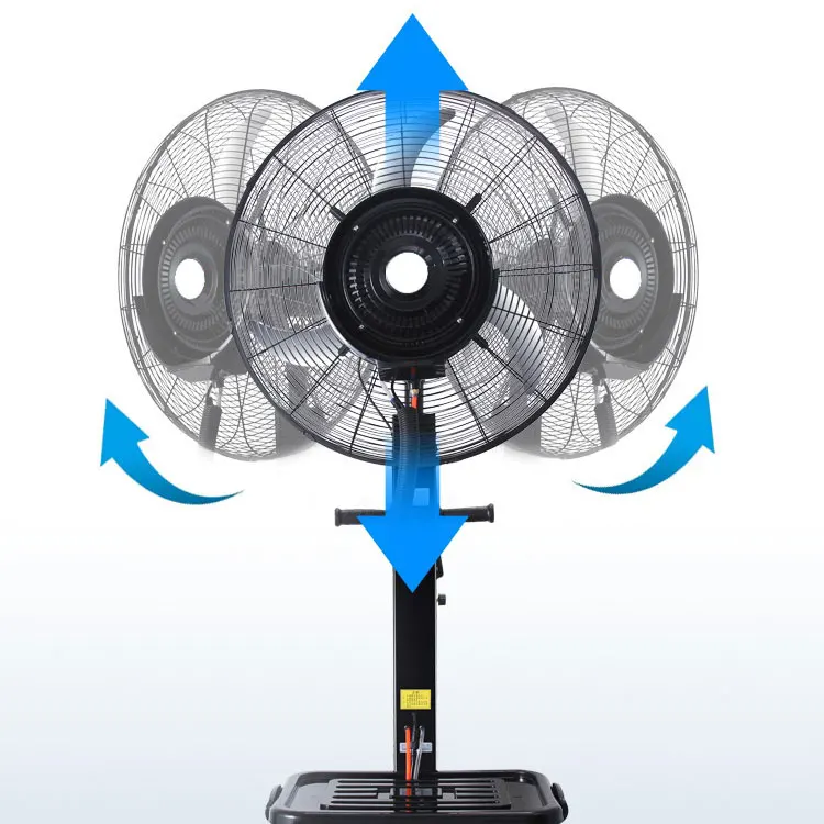 30inch/26inch Best Selling Outdoor Moveable Mist Fan Industrial air Cooling Fan Industrial Wall Mist Fan with Water