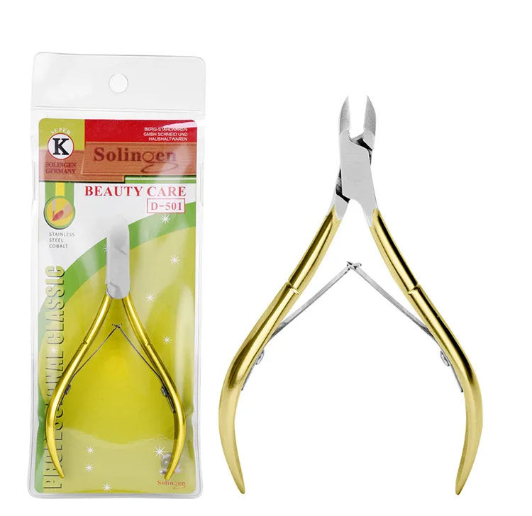Professional D-501 Stainless Steel Cuticle Dead Skin toenail Clipper Nail Nippers Cutters Trimmers Clippers With Private Label