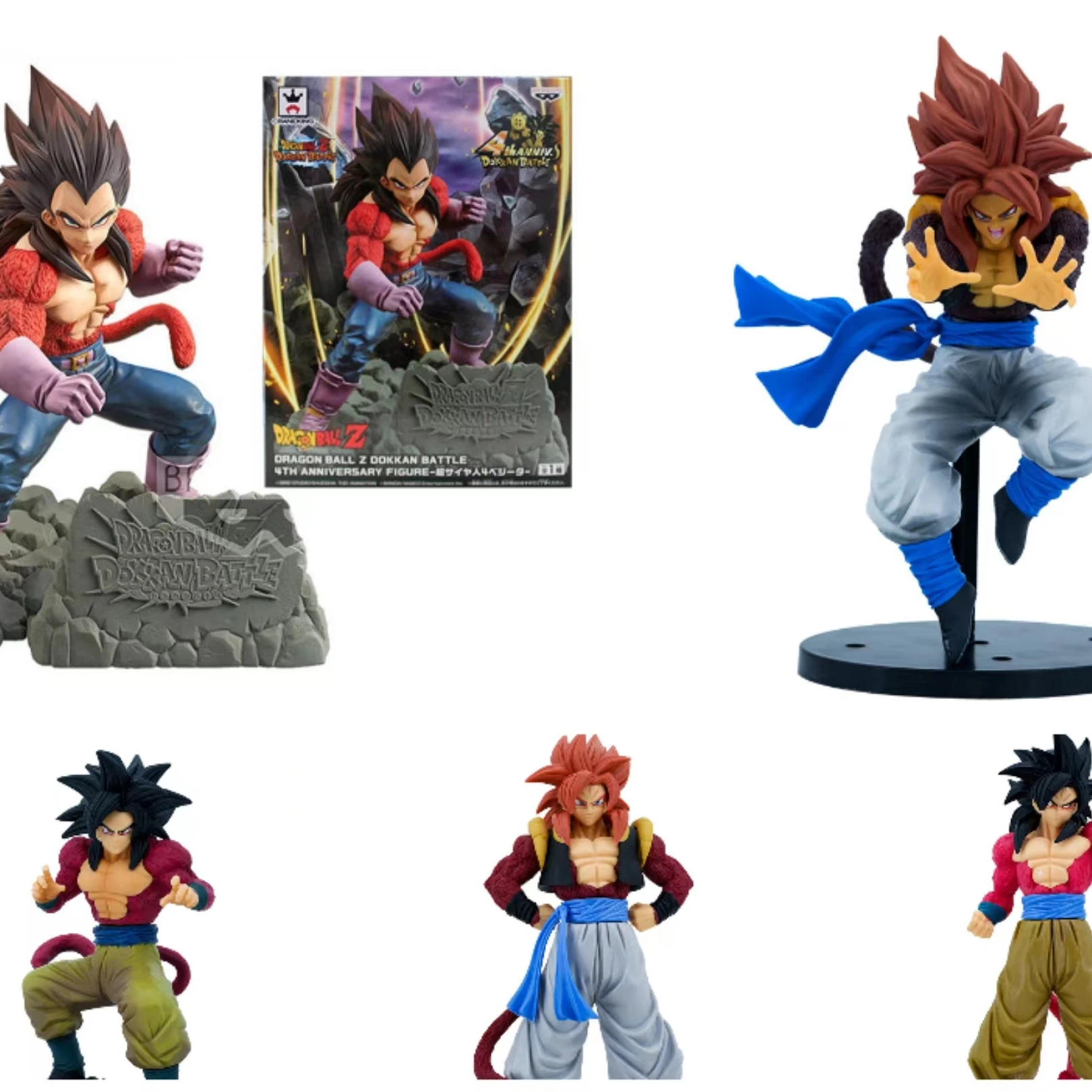 5 styles Wholesale Dragon z Ball Series anime GK Super Saiyan vegeta action figure Model Decoration