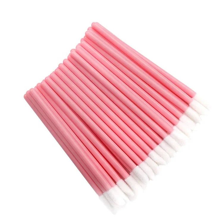 Manufacturer flocking disposable lip brush lip gloss brush lip brush applicator