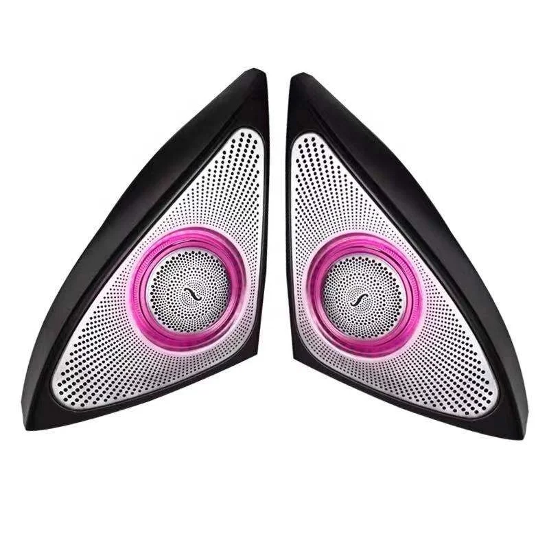 
Factory 3D rotary treble tweeter speakers with ambient lights for Mercedes benz E-class w213 2016-2020 with 64 colors 