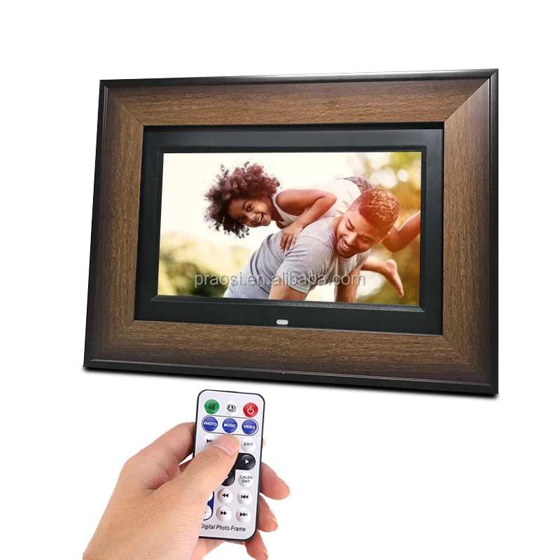 Загружаемая Цифровая фоторамка hd с английской синей пленкой/mp4/цифровая рамка/Цифровая 10 дюймов циклическая цифровая для