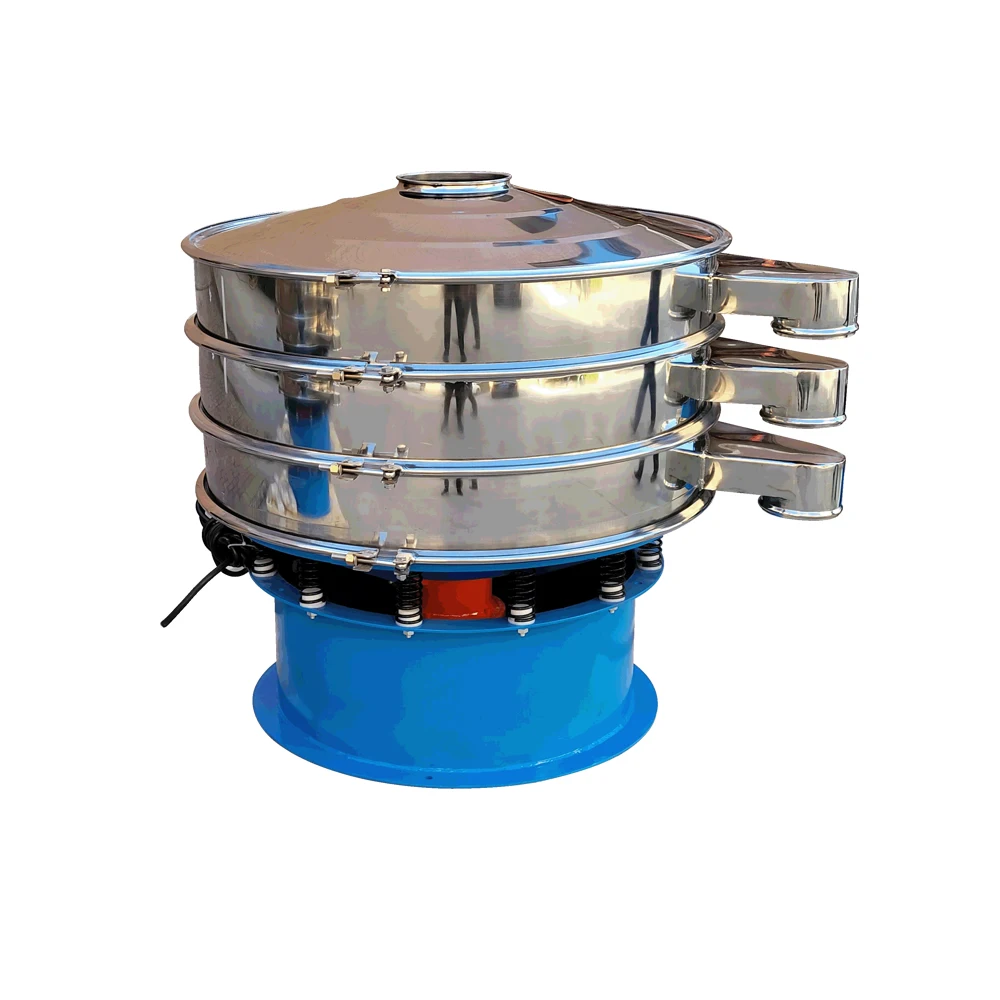 Palm oil liquid filtration round rotary vibro separator