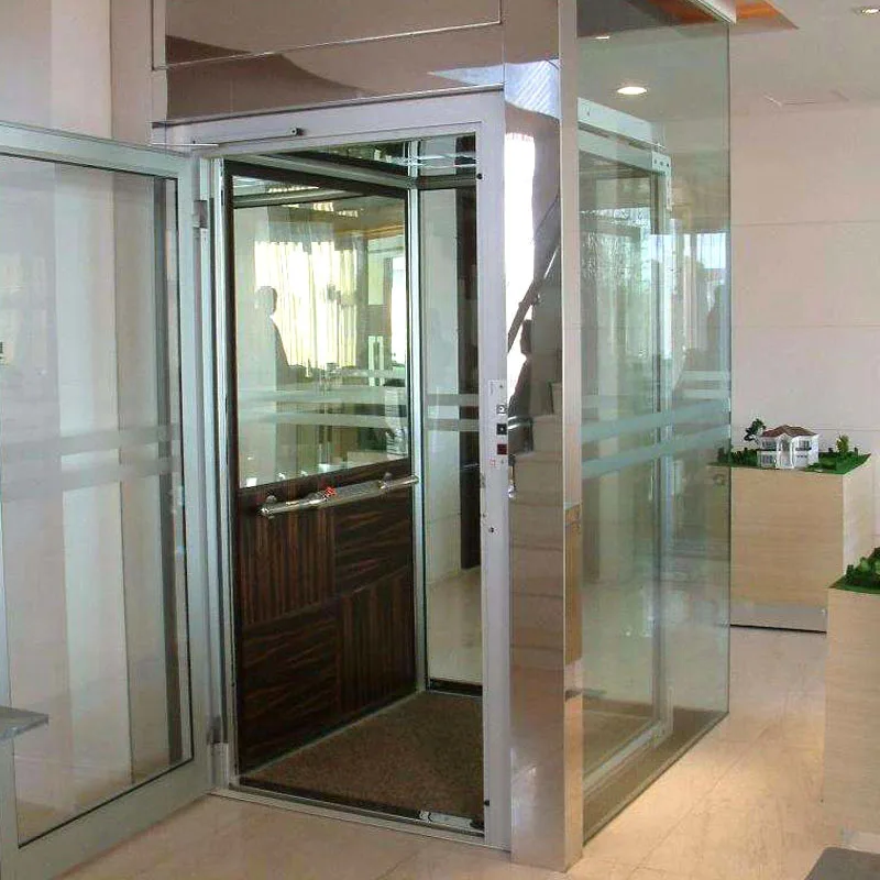 Maite 2-3m 300kg 450kgs small house disabled elevator with cabin home stair climb handicap lifts
