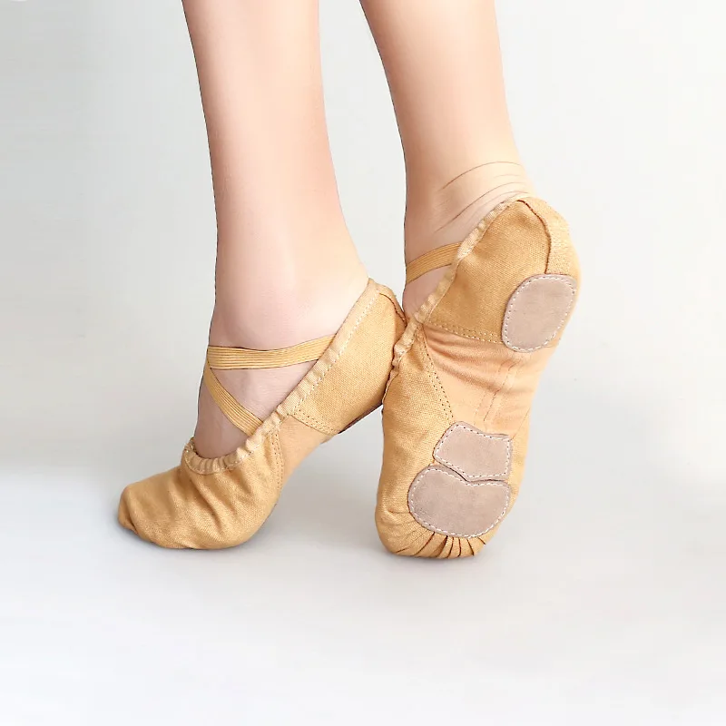 Special Adult Soft Sole Stretchy ballet Dance Shoes Elastic Band Dance Ballet Slippers Yoga Manufacturers