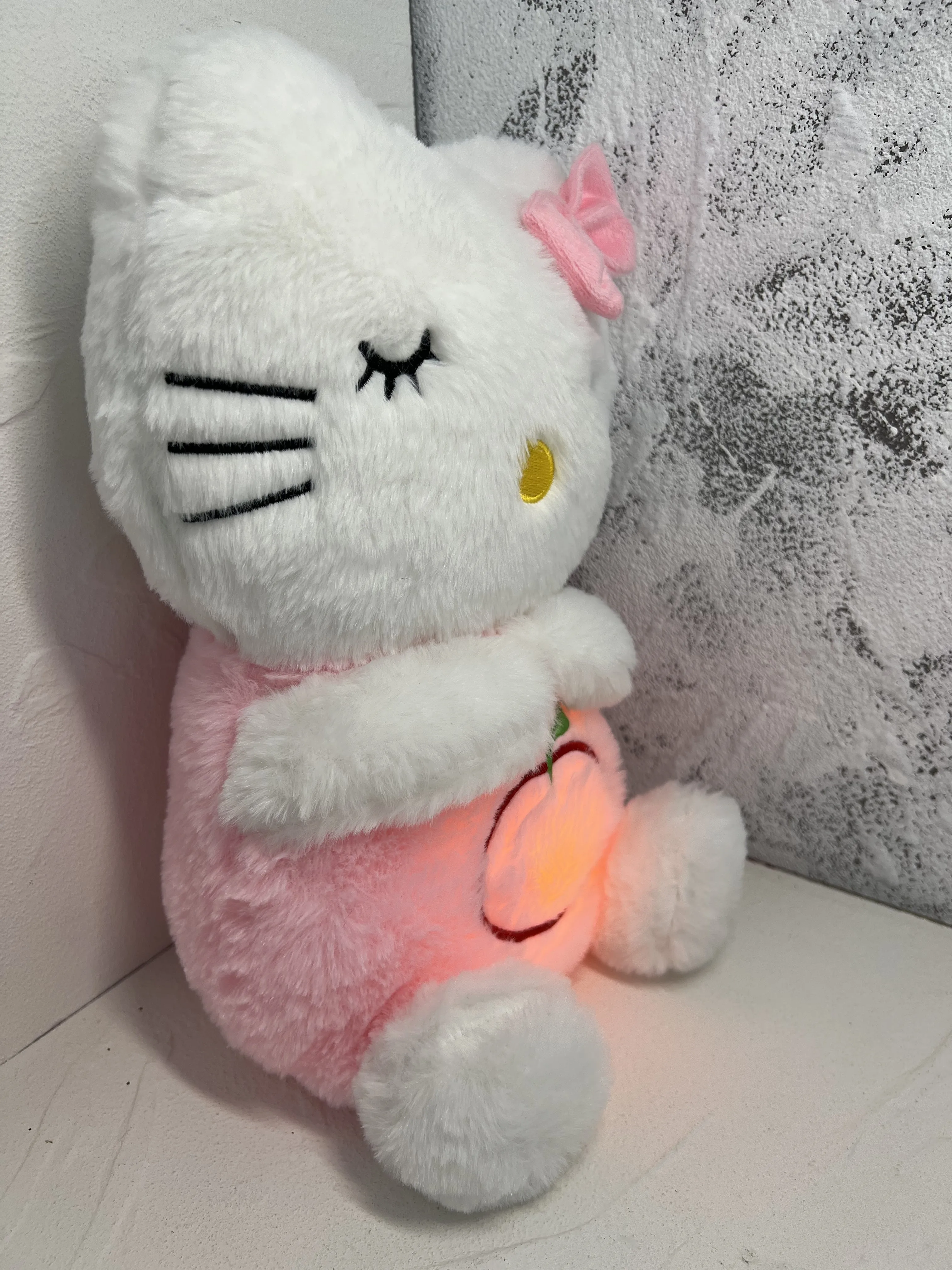 Soothen Snuggle Otter Toy Little Lamb Breathing Baby Sleep Music Appease Softed Plush breath bear For Newborn