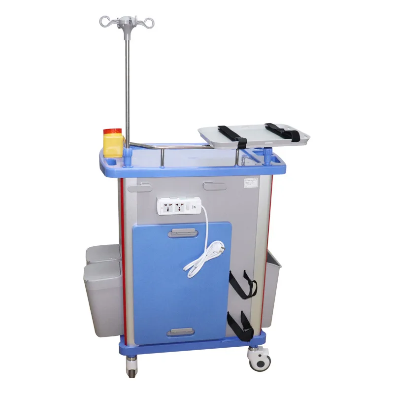 2022 Wholesale Medical ABS Cart  Trolley Infusion Vehicle Medicine Delivery Car