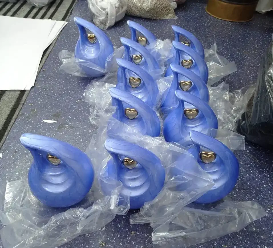 High Quality Ash Storage Aluminium Keepsake Cremation Urn Western Style Funeral for Adult Male Female Pets Ashes