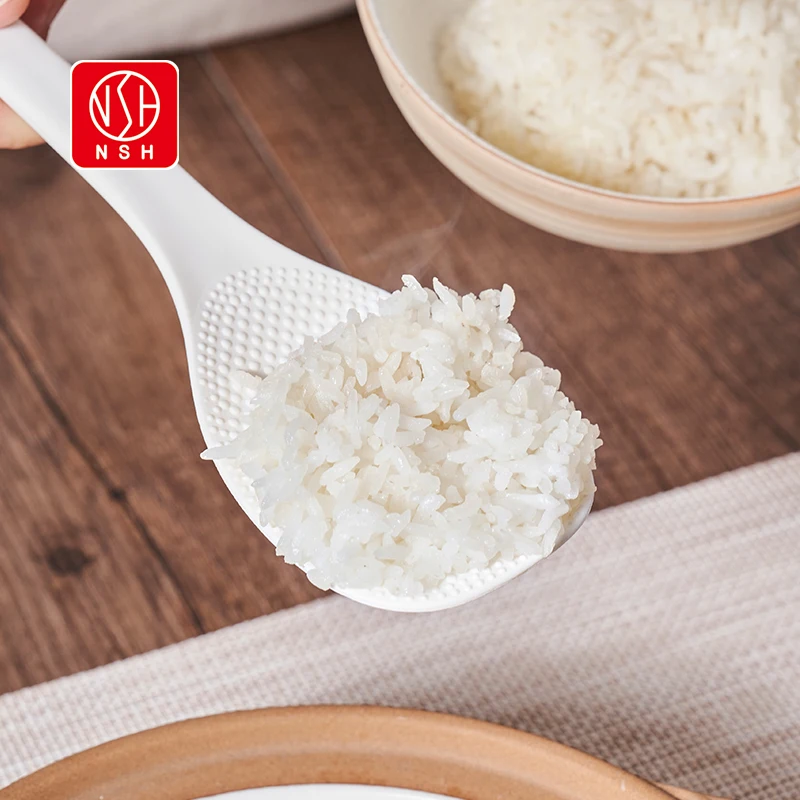 NSH 6315 Japanese long-handle rice spoon Household rice Cooker non-stick plastic spoon rice spoon