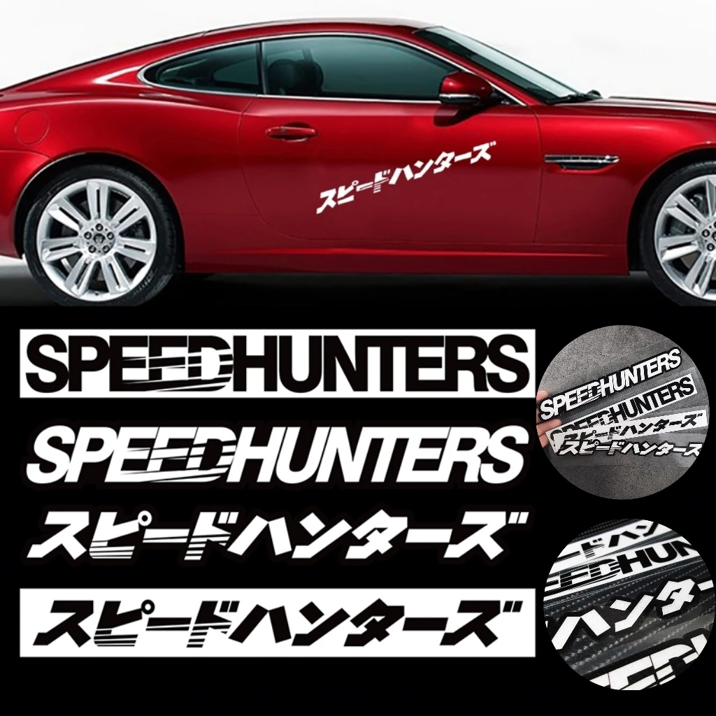 JDM Автомобильные Наклейки японские виниловые наклейки Speedhunter для автомобиля Tesla Ford Toyota BMW BYD Lincoln Mercedes-Benz автомобильные аксессуары