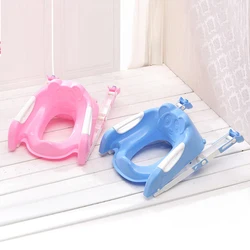 Potty Training Seat with Step Stool Ladder Training Toilet for Kids Toddlers-Comfortable Potty Seat with Anti-Slip Pads Ladder