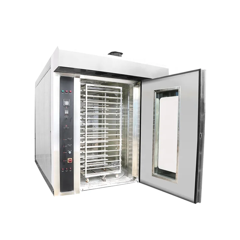 Astar Commercial Bakery Equipment Bakery Oven 16Trays Gas Hot Air Convection Rotary Rack Oven