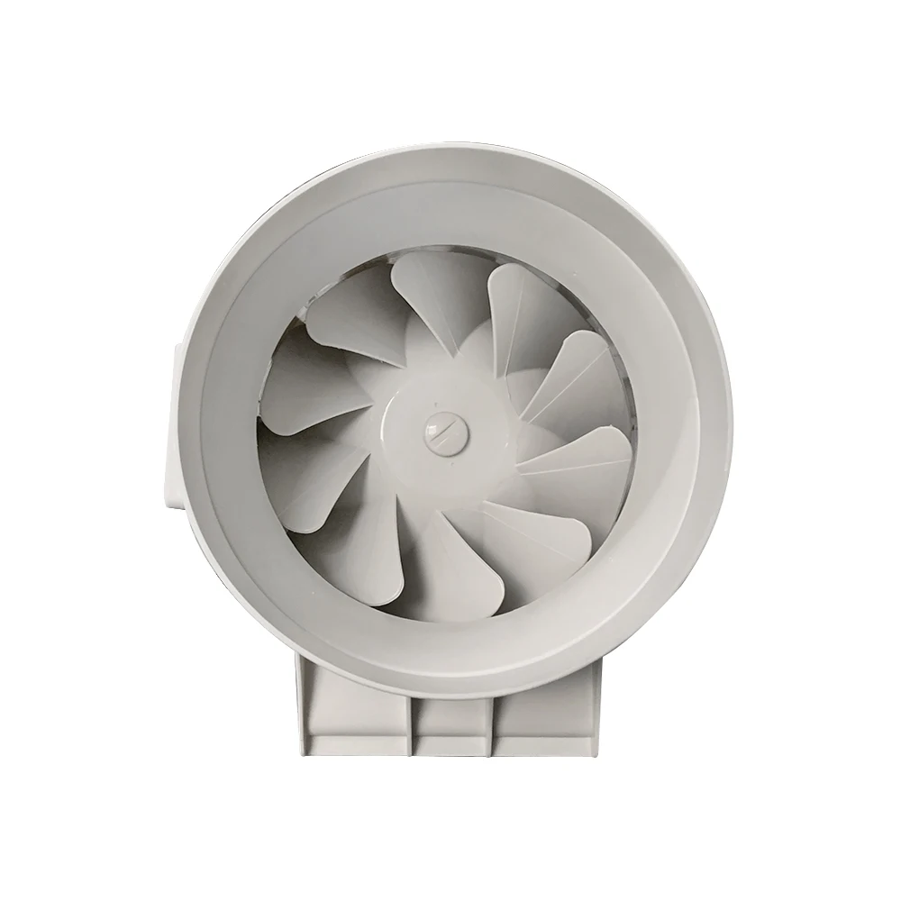 Inline Grow Greenhouse Ventilation Circular Extraction Fans 8 Inch 200MM Diameter Centrifugal Fan AC 220V with Temp Humidity