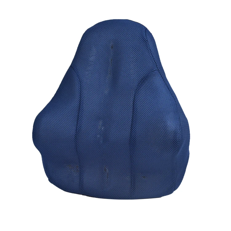 wholesale portable relaxing round long seat memory foam lumbar support pillow back cushion for chairs
