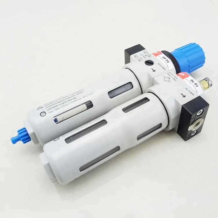 High quality filter regulator and lubricator auto drain OFC-04 G1/2 FRL mindman air filter regulator