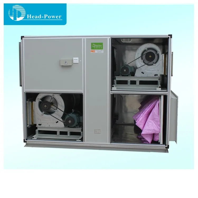 Energy-Efficient Industrial Rotor Heat Recovery Fresh Air Handling Unit for Workshops Supermarkets for Hospital Use