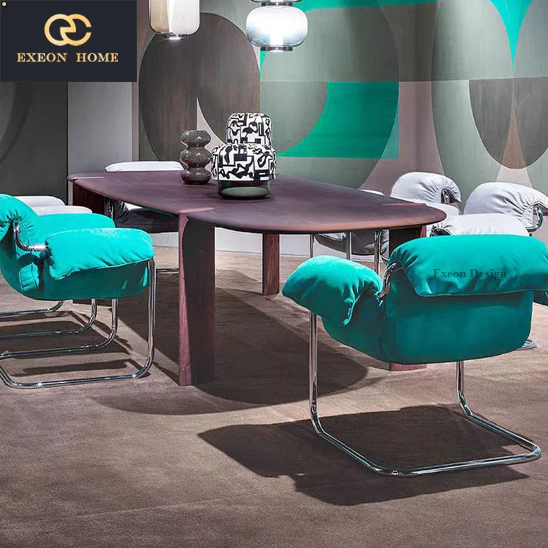 Baxter Italian Light Luxury Home Design Leather lounge Lounge Chair Villa Designer lounge Chair