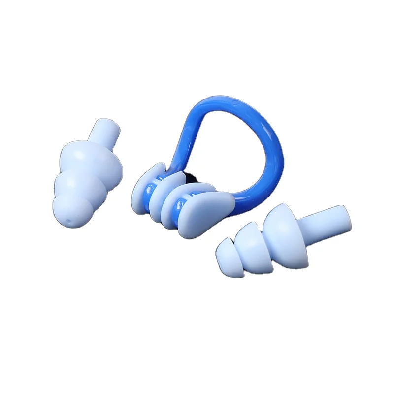 Custom Noise Reduction Molded Music Silicone Earplugs for Swimming with Nose Clip