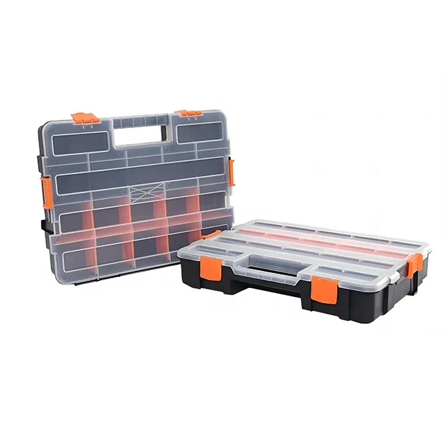 Portable Automotive Tool Box Spare Part Plastic Storage Bins & Box